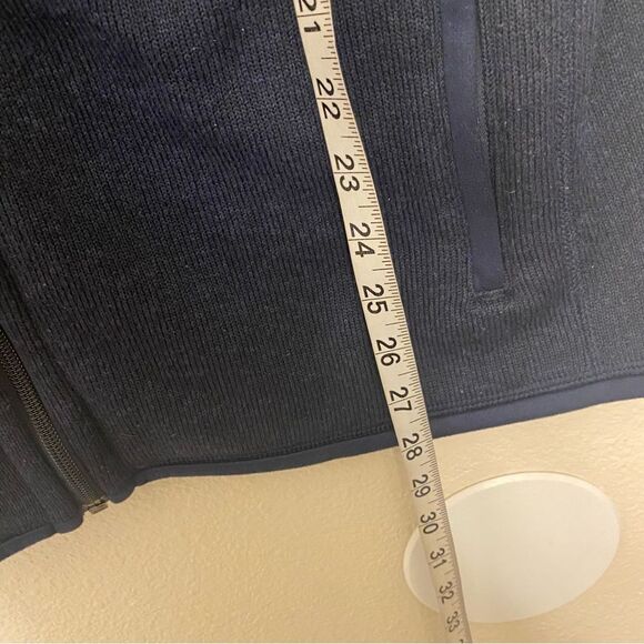 Patagonia Better Sweater Vest full zip navy blue Phosphorus logo embroidered XL - Picture 7 of 11